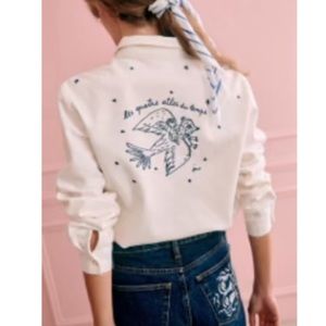 Sezane Chemise Tomboy X JCC+ denim shirt